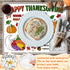 12Pcs R HORSE Thanksgiving Coloring Placemats - Disposable Paper Game Coloring Table Mats, Fall Turkey Place Mats
