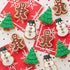 Wilton Non-Stick Christmas Cookie Shapes Pan | 12-Cavity Gingerbread Man, Tree, Snowman