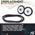 Dryer Repair Kit with Drum Rollers, Belt, Idler Pulley for Maytag MEDC300BW0, MEDC200XW3, and More