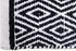Ramanta Home 100% Cotton Diamond Rug, 21x34 Hand Woven Reversible Washable Rug - Navy, for Bathroom, Entry, Living Room