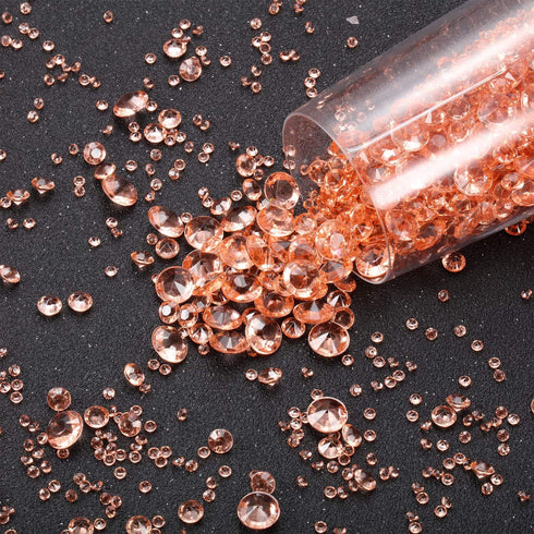 Hicarer 4000 Pieces Diamonds Crystals Acrylic Gems - Wedding Table Scattering Gemstones Christmas Party Decorations