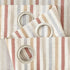 jinchan Grommet 2 63 inch Colorful Linen Curtains for Nursery Living Room Multi Red on Beige Striped Curtains