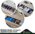 Drawer Organizer Clothes Set of 12 Grey - Dresser Organizer for Nursery, Bedroom, Closet