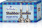 Yehuda Sabbath Candles, White, 72 Count