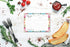 Pioneer Woman Style Floral Recipe Cards: 100 Pcs Flower Recipe Cards, Perfect for Bridal Shower