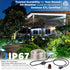 WYZworks 25ft LED Outside Rope Lights, 288 LEDs, Waterproof, Connectable, Cool White Christmas Landscape