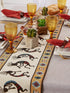 DII Southwest Hacienda Stripe Table Runner, 13x72, Part of the Tabletop Collection, Kokopelli Tapestry