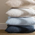 Pack 2 Cozy 20 20 Inch ANRODUO of Textured Boucle Throw Pillow Covers Soft Light Blue Decorative Accent Solid Pillow