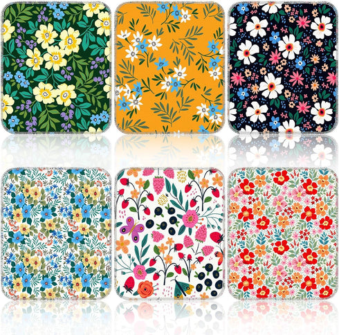 Redbaker 6 Pcs Reusable Paper Towels Rolls Kitchen Towels Bulk Washable Paperless