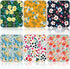 Redbaker 6 Pcs Reusable Paper Towels Rolls Kitchen Towels Bulk Washable Paperless