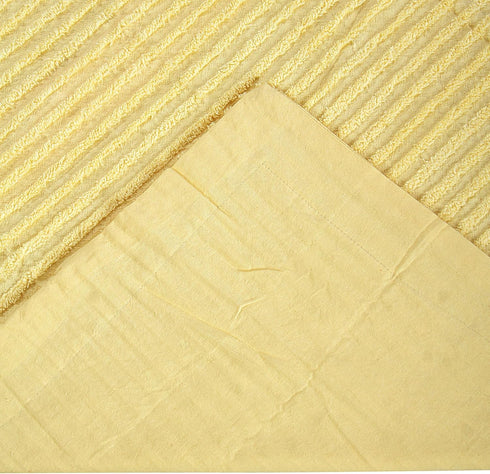 Better Trends Jullian Collection, Super Soft 100% Cotton Tufted Euro Sham, Yellow