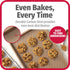 GoodCook BestBake Nonstick Textured Carbon Steel Large Cookie Sheet, 11" x 17", Bronze