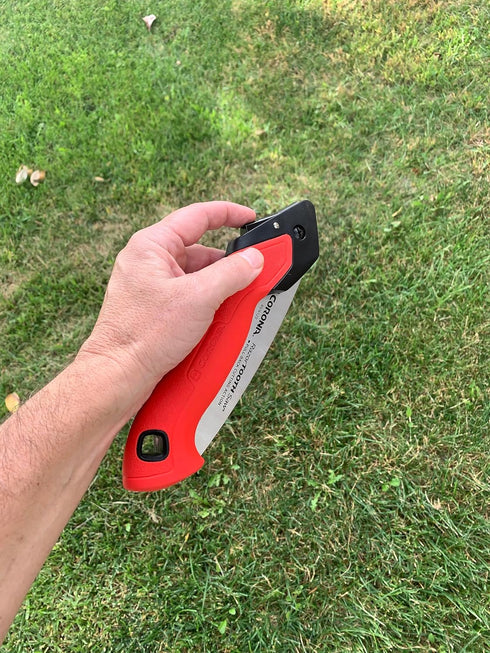 7-Inch Corona Tools RazorTOOTH Folding Pruning Saw Tree & Branch Cutting Hand Saw for Gardening, Landscaping & Yard