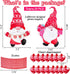 29PCS Valentines Day Car Refrigerator Decorations - Reflective Valentine Gnome Heart Magnets Decor Party Ornaments