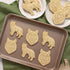 Set of 2 Wolf Cookie Cutters, Designs: Face and Body, 2 Pieces - Bakerlogy