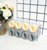 IEEK 2 Pack Stackable Wine and Water Bottle Holder, Clear Plastic Organizers for Fridge, Cabinet, Pantry, Holds 8