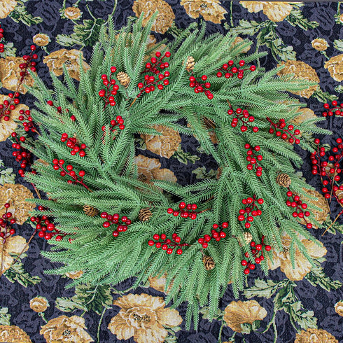50 Pack 6.5 Inch J'FLORU Christmas Tree Decorations Artificial Berry Stems Red Berry Picks for Xmas Winter Christmas