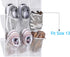 30 Closet MISSLO Large Pockets Dual Sided Hanging Baby Shoe Organizer for with Rotating Hanger Hanging Shoe Shelves