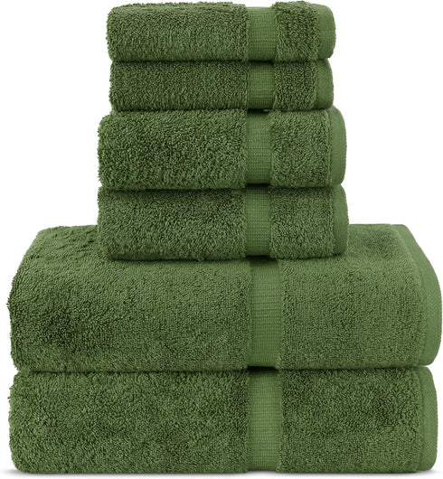 Chakir Turkish Linens Luxury Spa and Hotel Quality Premium Turkish Cotton 6-Piece