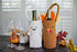 Pearhead Sherpa Wine Bottle Gift Bag, Ghost Design, Funny Fall Housewarming Ideas, Halloween Party