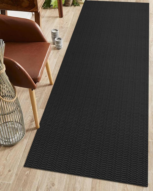 KOZYFLY Washable Runner Rug 2x5 Ft - Rubber Backed Throw Rug, Braided Cotton Entryway Runner Indoor, Carpet Runners for