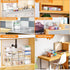 Yieach 4.4" Closet,Medicine Bottles,Pacifier,4 Tall Small Clear Acrylic Stackable Storage Drawers for Vanity,Under