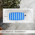 Wave-31 (17"x30") SafeLand Patented Non-Slip Bath, Shower, Tub Mat, TPR Material, Eco-Friendly, Non-PVC, Color Combo