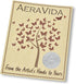 AeraVida Light Natural Mango Tree Wood with Bark Set of 5 Drink Coasters, Brown