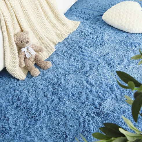 5.3x7.5 LOCHAS Ultra Soft Indoor Modern Area Rugs Fluffy Living Room Carpets for Children Bedroom Home Decor Nursery