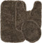 Garland Rug Serendipity Brown Chocolate 3 Piece Set (Toilet Cover, Contour Rug, Bath Rug)