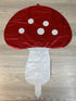 CYMYLAR 3PCS 31'' Mushroom foil balloons. Mushroom decor- Alice in Wonderland theme party decoration, Mushroom birthday