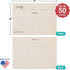 321Done 5x7 Recipe Cards (Set of 50) Rustic Kraft Tan Modern Contemporary - From the Kitchen Of - Double-Sided for Weddings, Bridal Shower, Baby, Recipe Gift Exchange - Made in USA - Vintage X-Large