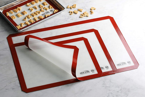 New Star Foodservice Commercial Grade Silicone Baking Mat, Non-Stick Pan Liner, 17 x 25 Inch