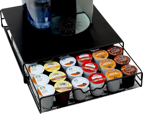 36 DecoBrothers K-Cup Holder Drawer for Coffee Pods Storage, Black