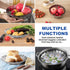 Stainless Steel Steamer Basket - Expandable Vegetable Steam Baskets for Various Size Pots (5.5" to 9.3")