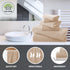 Cosy Family 8-Piece Set, 2 2 4 Microfiber Towel Bath Towels, Hand Towels, and Wash Cloths, Ultra Soft Highly Absorbent