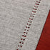 Grelucgo Handmade Hemstitch Gray Dining Table Runner, Rectangular 14 by 72 Inch