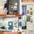 JUZARI 10 Pack 4x6 Magnetic Picture Frames for Refrigerator, Magnetic Photo Sleeves & Pockets