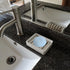 Ceramic Soap Dish - Stainless Steel Soap Holder for Bathroom and Shower, Double Layer Draining Soap Box