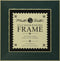 Mill Hill Wooden Frame, 6 by 6-Inch, Matte Green