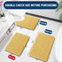 OLANLY Bathroom Rugs 30x20, Extra Soft Chenille Bath Mats, Non-Slip, Quick Dry, Machine Washable, Yellow