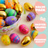 36 3.15" 8 JOYIN Pcs Colorful Printed Eggs Include Golden, Plastic Fillable Empty Eggs for Easter Hunt, Basket Stuffer