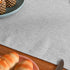Winotic 13 90 Inches 13 90) Table Runner x Long, Cotton Linen Farmhouse Style Grey Table Linen for Kitchen Dining