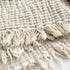 KyraHome 100% Organic Cotton Muslin Blankets, 50"x60" Lightweight Plant-Dyed Throw Blanket (Oatmeal Khaki)