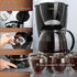 8-Cup Programmable, Mixpresso Drip Coffee Maker Coffee Pot Machine Including Reusable & Removable Coffee Filter, Black