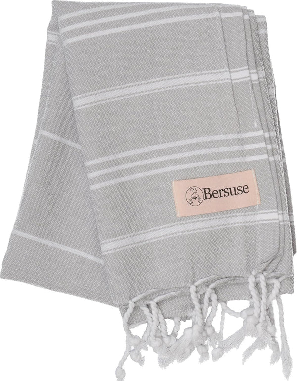 Bersuse Anatolia Bathroom Hand Towels - Premium Cotton, Absorbent, Soft, Lightweight, Quick-Drying Decorative Towels