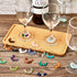 Leinuosen 24 Pcs Wine Glass Charms for Valentines Gift, Gemstone Beads Wine Markers for Party Favors