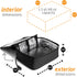 HotLogic Mini Portable Electric Lunch Box Food Heater, Innovative Food Warmer for Adults, Black (120V)
