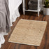 DII Woven Rugs Collection Hand-Loomed Jute, Off-White Chevron, 2x3'