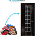 ZOBER Over the Door Shoe Organizer - 12 Mesh Pockets, Space Saving Hanging Shoe Holder